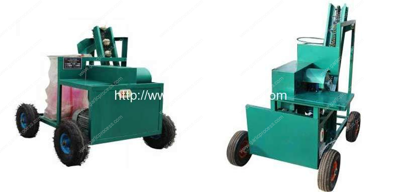 automatic-discharging-garlic-root-and-leaf-cutting-machine