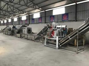 Full Automatic Wet Type Dehydrated Garlic Slice Production Line