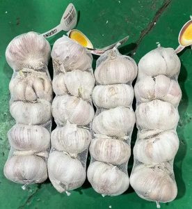 Full Automatic Garlic Linear Mesh Bag Clipping Packing Machine